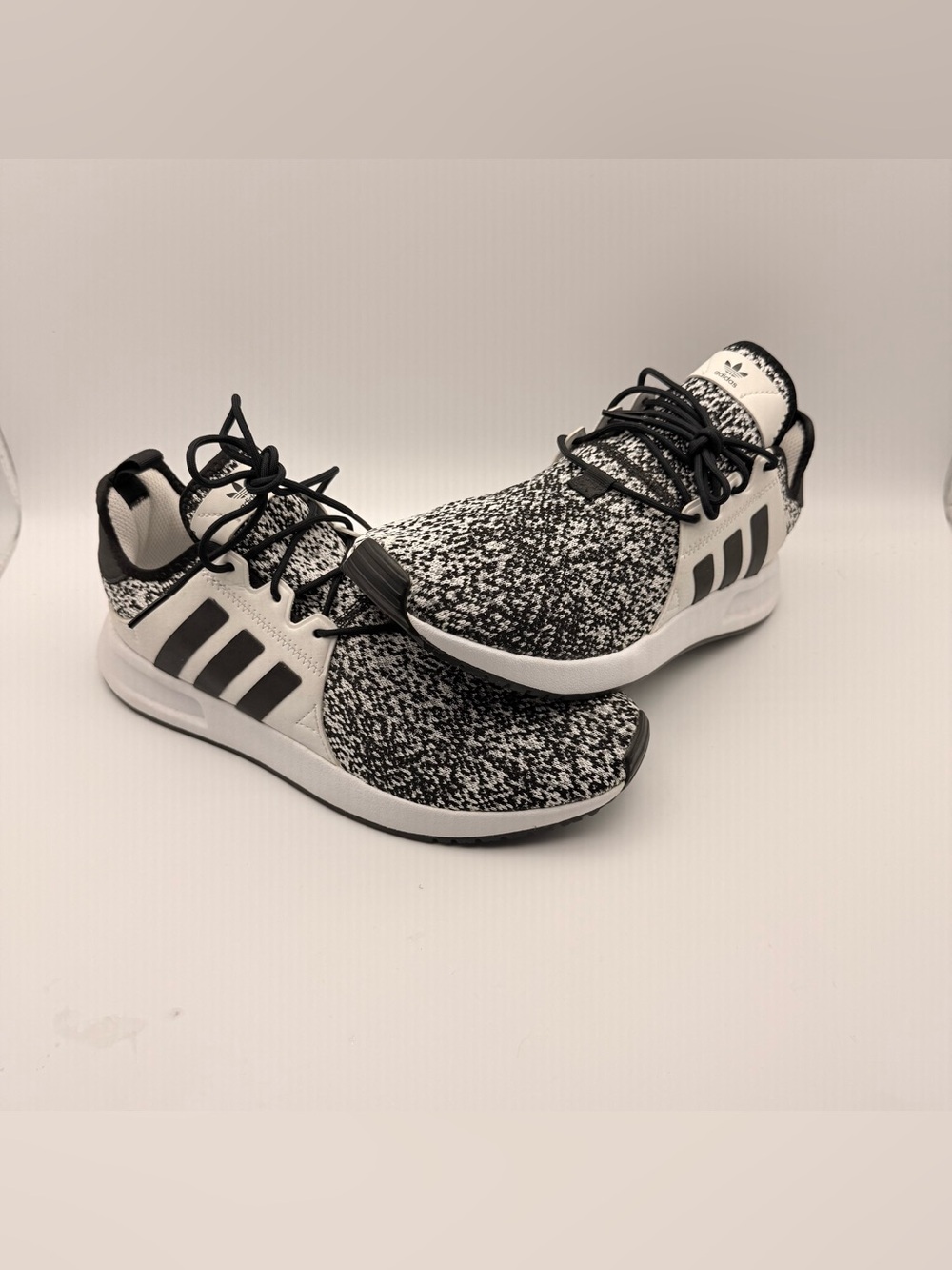 adidas Originals X_PLR Oreo B37931 Men’s Size 8 Black White Knit Sneakers